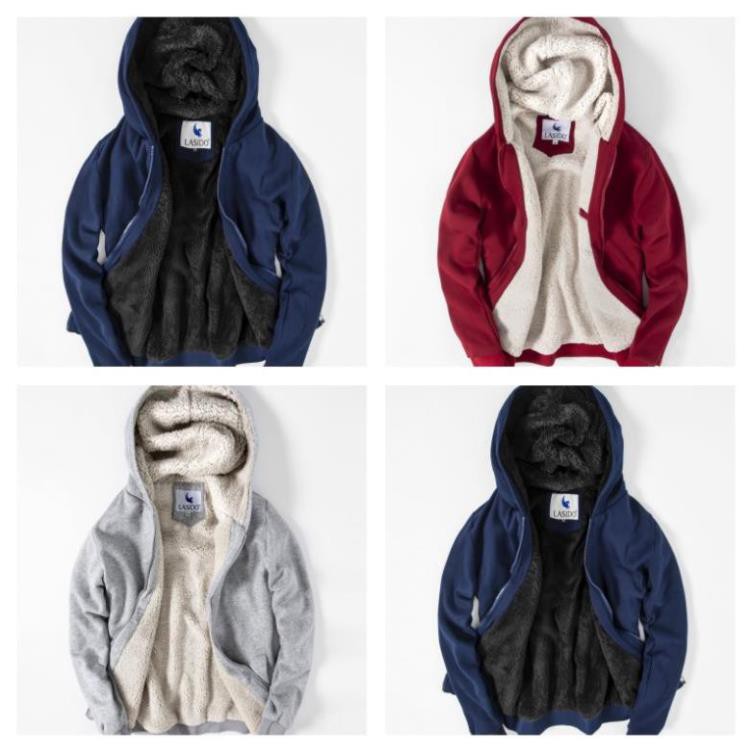 Áo khoác nỉ lót lông siêu ấm LADOS-230-unisex nam nữ