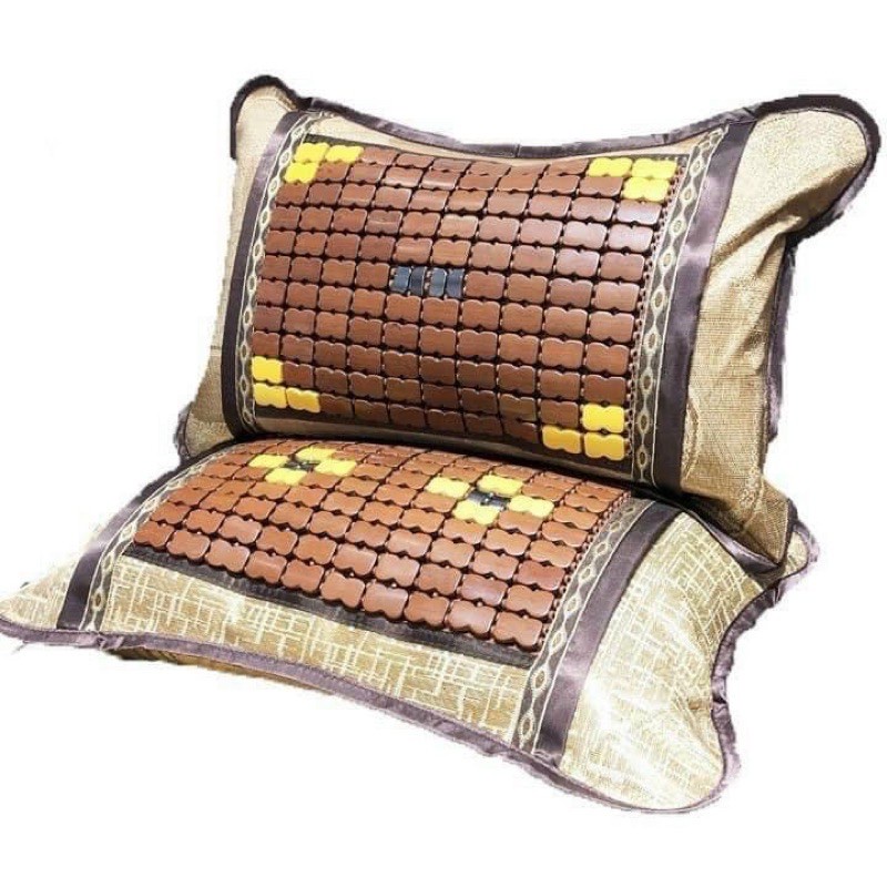 Gối trúc hạt mây điều hòa cao cấp thoáng khí mát lạnh cho mùa hè kích thước 30 x 50cm