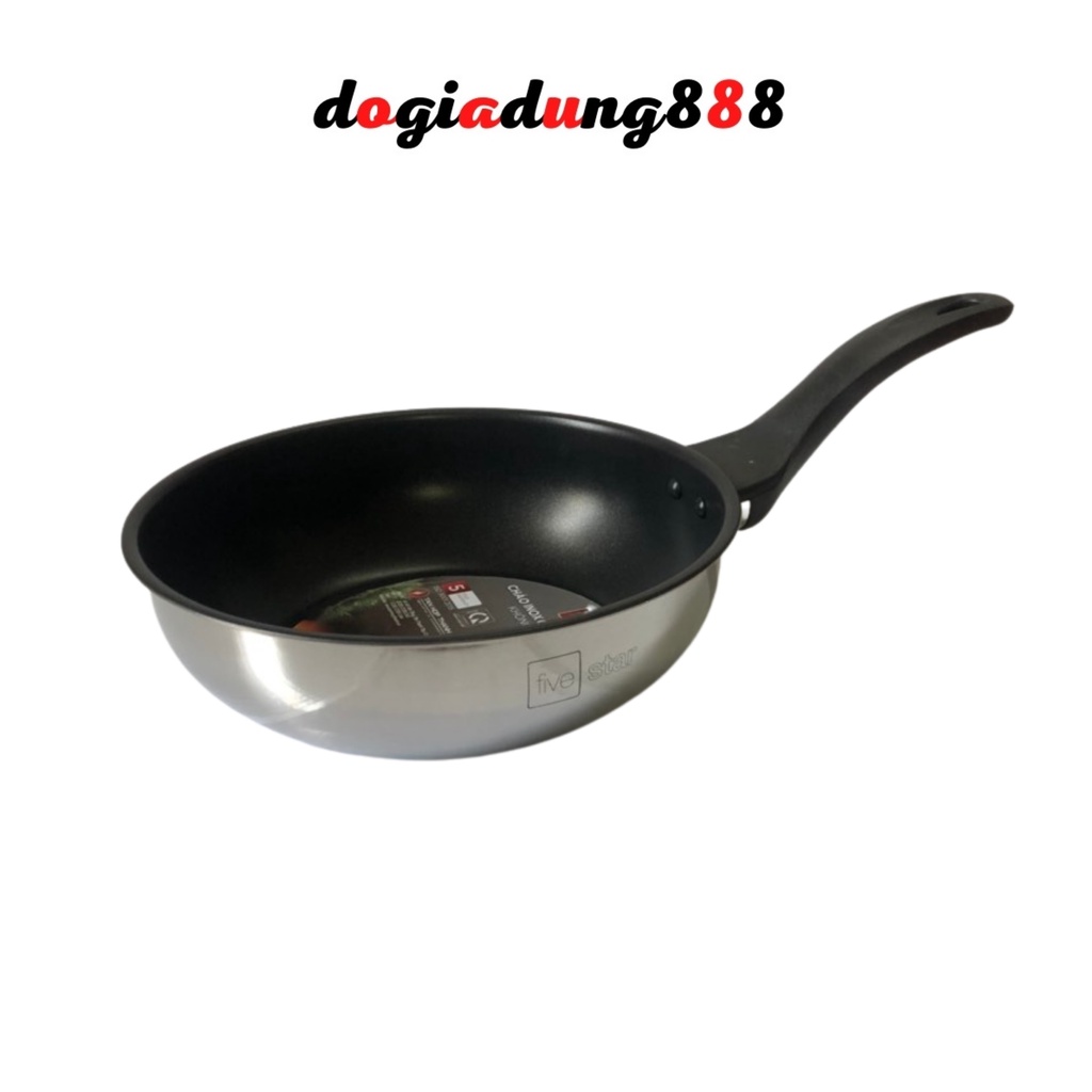 Chảo chống dính sâu lòng bếp từ Fivestar 24cm - 26cm - 28cm