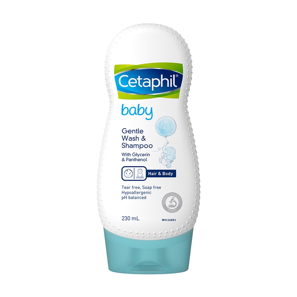 Sữa tắm gội dịu nhẹ cho bé Cetaphil Baby Gentle Wash &amp; Shampoo 230ml