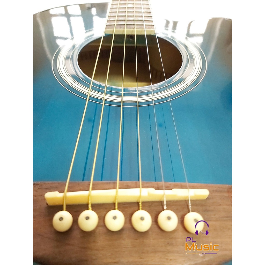 Đàn Guitar Acoustic giá rẻ cho người mới tập chơi Dream KBD có ty chỉnh cần - Tặng kèm phụ kiện