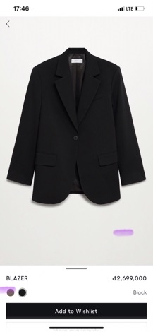 Áo blazer phom rộng