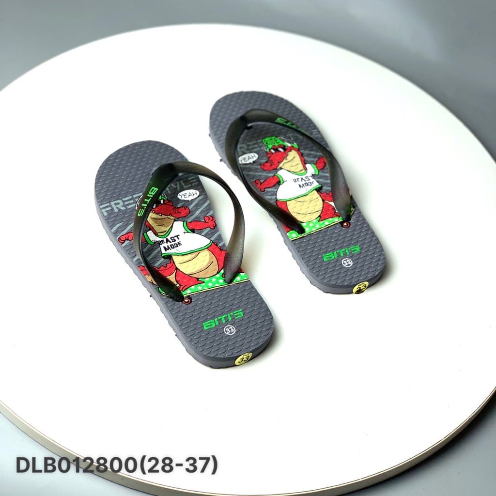 Dép kẹp bé trai BlTIS 28-37 ❤️FREESHIP❤️ Dép kẹp xốp xỏ ngón bé trai cá xấu cool ngầu DLB012800