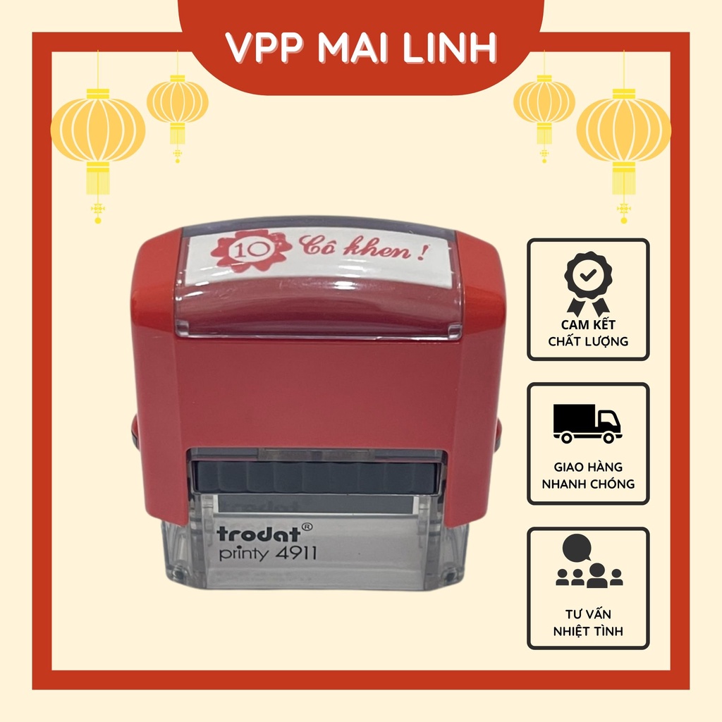 Con Dấu Khen Học Sinh TRODAT printy 4911 Khắc Dấu Theo Yêu Cầu Chính Hãng