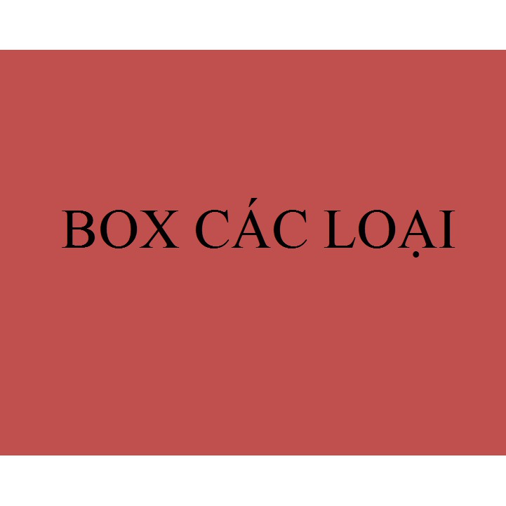 Hộp Đựng Giày Thể Thao Carton Các Loại