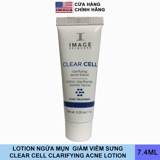 Lotion chấm mụn Image Skincare Clear Cell Medicated Acne Lotion 7.4ml