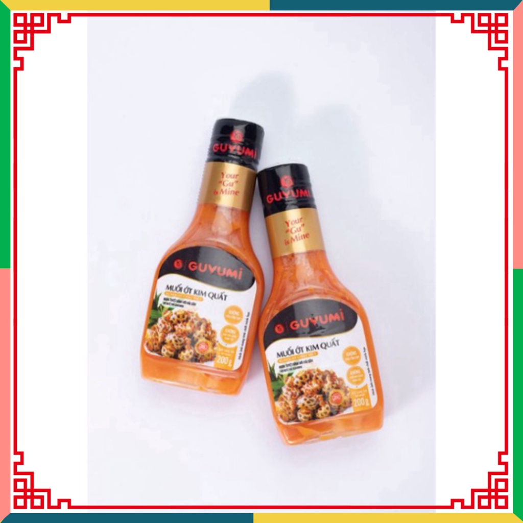 MUỐI ỚT KIM QUẤT 225G - GUYUMI ( Đại lý Ngọc Toản)