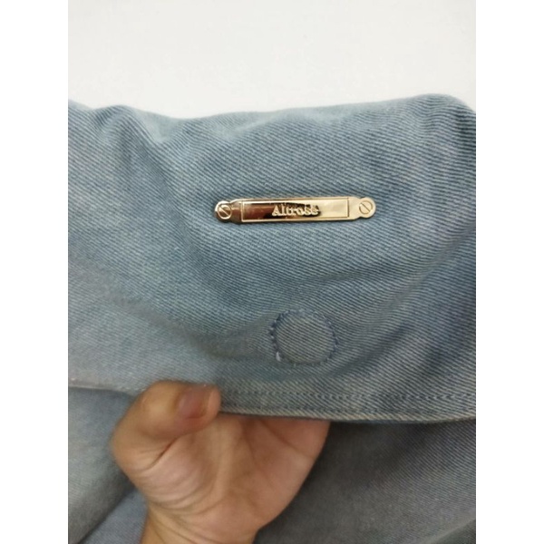 Túi si longchau dập hiệu đeo chéo