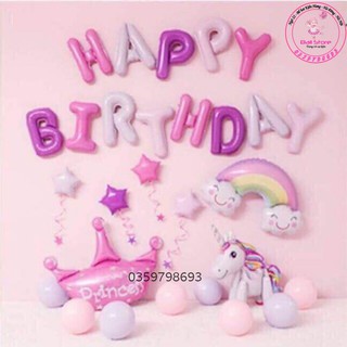 [Khuyến + Mại ] Set Sinh Nhật Ngựa Pony Ngộ Nghĩnh