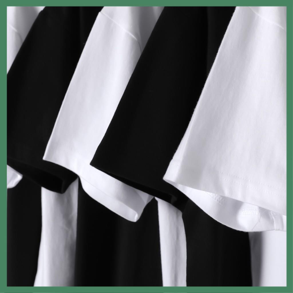 [ 100% Cotton ] Áo Thun Trơn 100% Cotton Mát Lạnh Vải Dày Dặn Nam Nữ Thời Trang - La mode | BigBuy360 - bigbuy360.vn