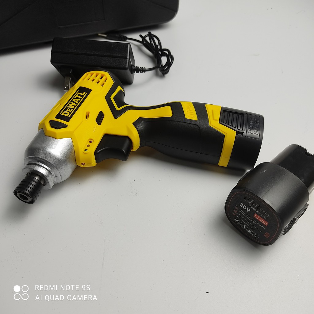 Máy Bắn Vít - Máy Khoan Pin Nhỏ Gọn Dewalt 26V - 3 Chế Độ Khoan - Bộ Phụ Kiện 24 Chi Tiết Đi Kèm