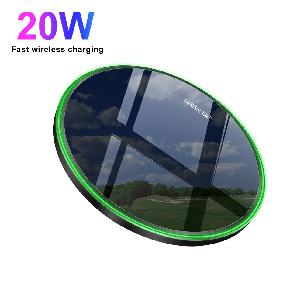 Đế sạc không dây 30w Qi thích hợp cho Xiaomi Mi 9 Pro Iphone 11 X Xs Max Xr 8 Plus