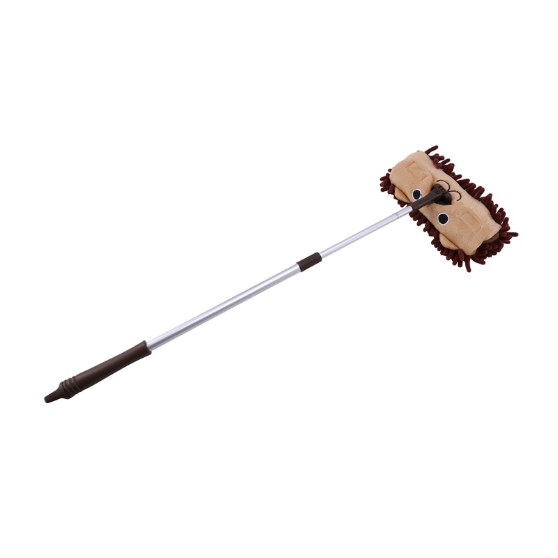 Bộ 3 Món Đồ Chơi Dọn Dẹp Nhà Cửa Hoạt Hình Dành Cho Trẻ Chổi, Thánh thần, Lau nhà. Màu: Bột Cam, Xanh Lá, Nâu