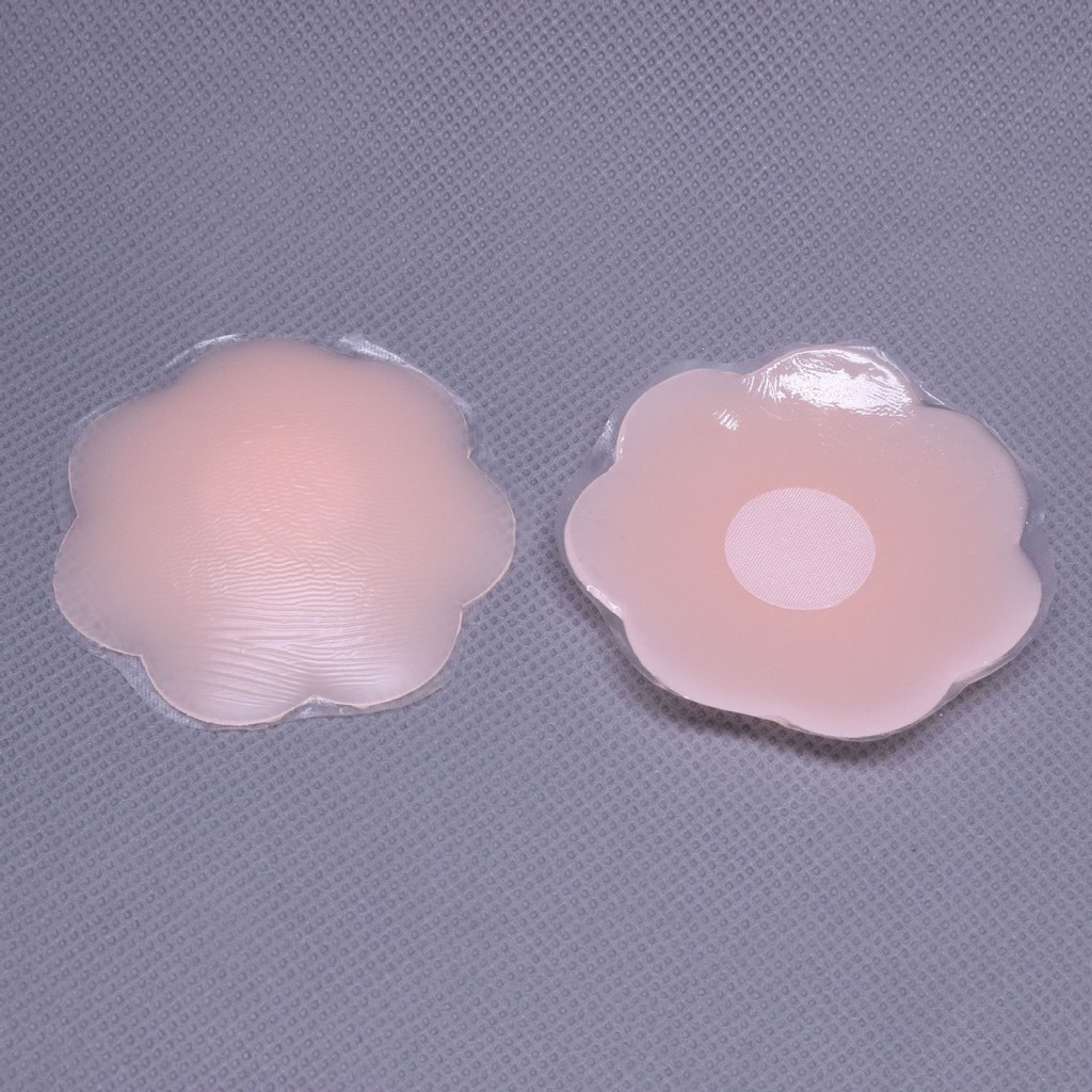 Hộp dán ti silicon hình hoa 5 đôi / 1 hộp P2