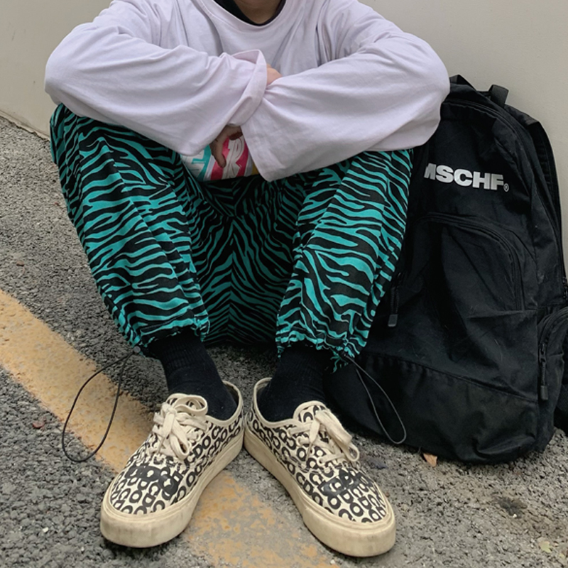 Quần Dài Ống Đứng In Họa Tiết Ngựa Vằn Phong Cách Đường Phố Cá Tính 222001 | BigBuy360 - bigbuy360.vn