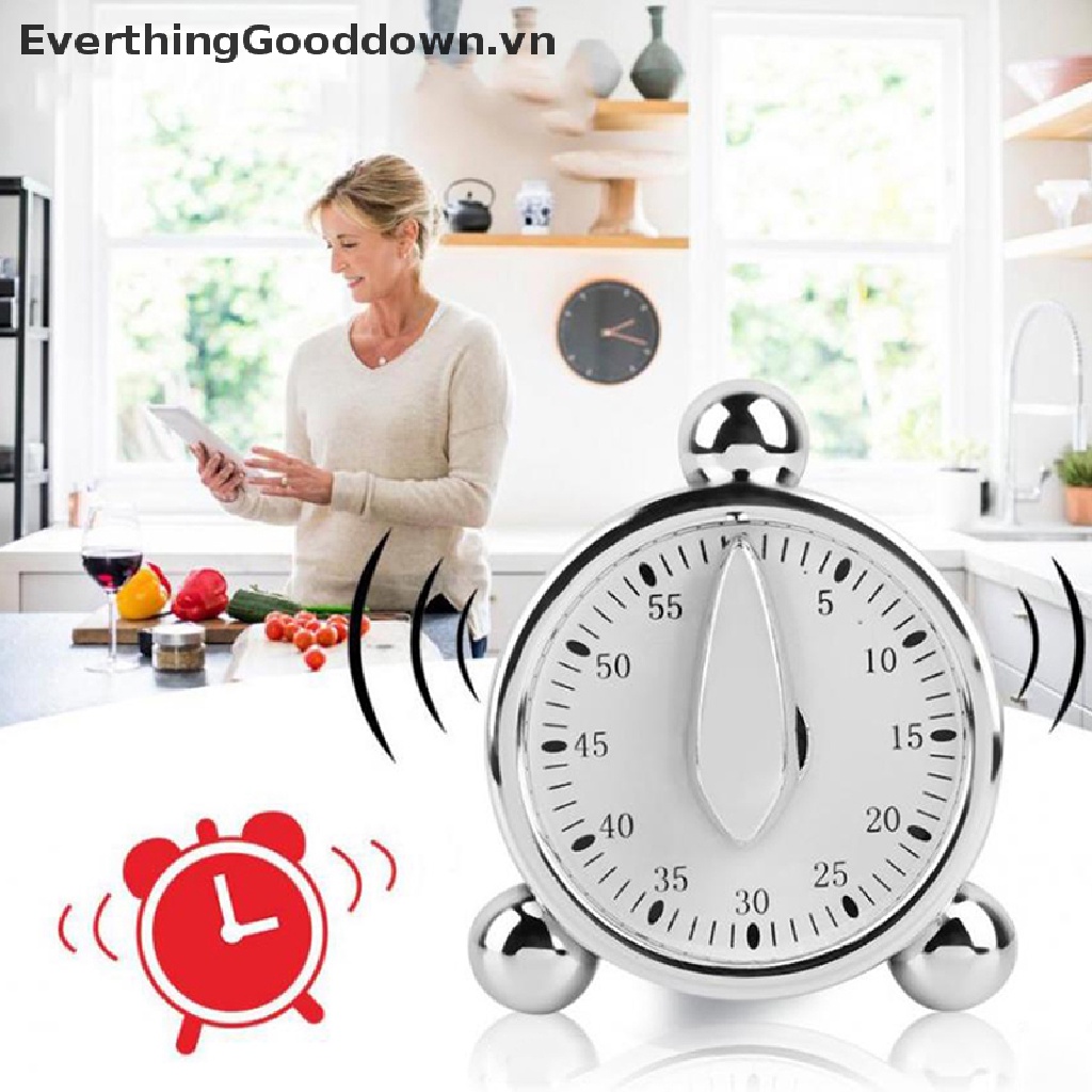 Everthinggoods Đồng Hồ Đếm Ngược Canh Giờ Nấu Ăn 60 Phút Dùng Trong Nhà Bếp