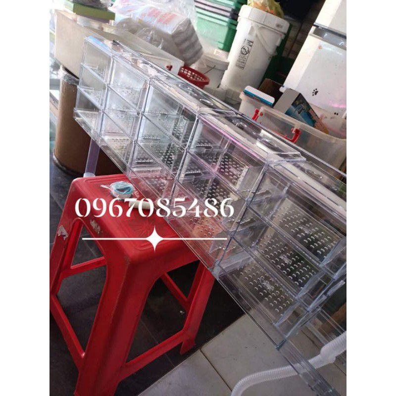 DÀN LỌC MƯA 3 TẦNG 60CM , DÀN LỌC MƯA HỒ CÁ , DÀN LỌC MƯA CHẤT LIỆU MIKA SIÊU TRONG