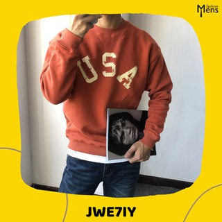 ÁO SWEATER CỔ TRÒN UNISEX KIỂU DÁNG BASIC