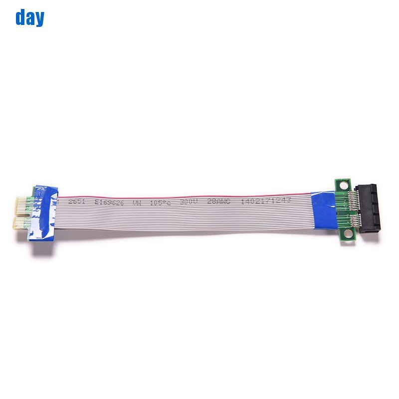 [jing] PCI-E Express 1X Slot Riser Card Adapter Extender Extension Ribbon Flex Cable [vn]