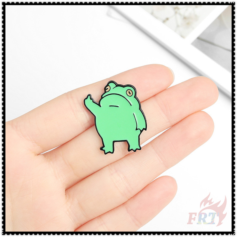 Ghim cài áo hình chú ếch vui nhộn xinh xắn
