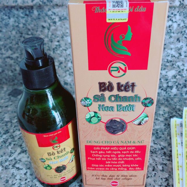 Dầu gội bồ kết sả chanh hàng công ty chính hãng