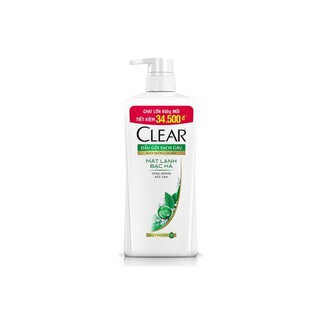Dầu gội clear bạc hà 650g