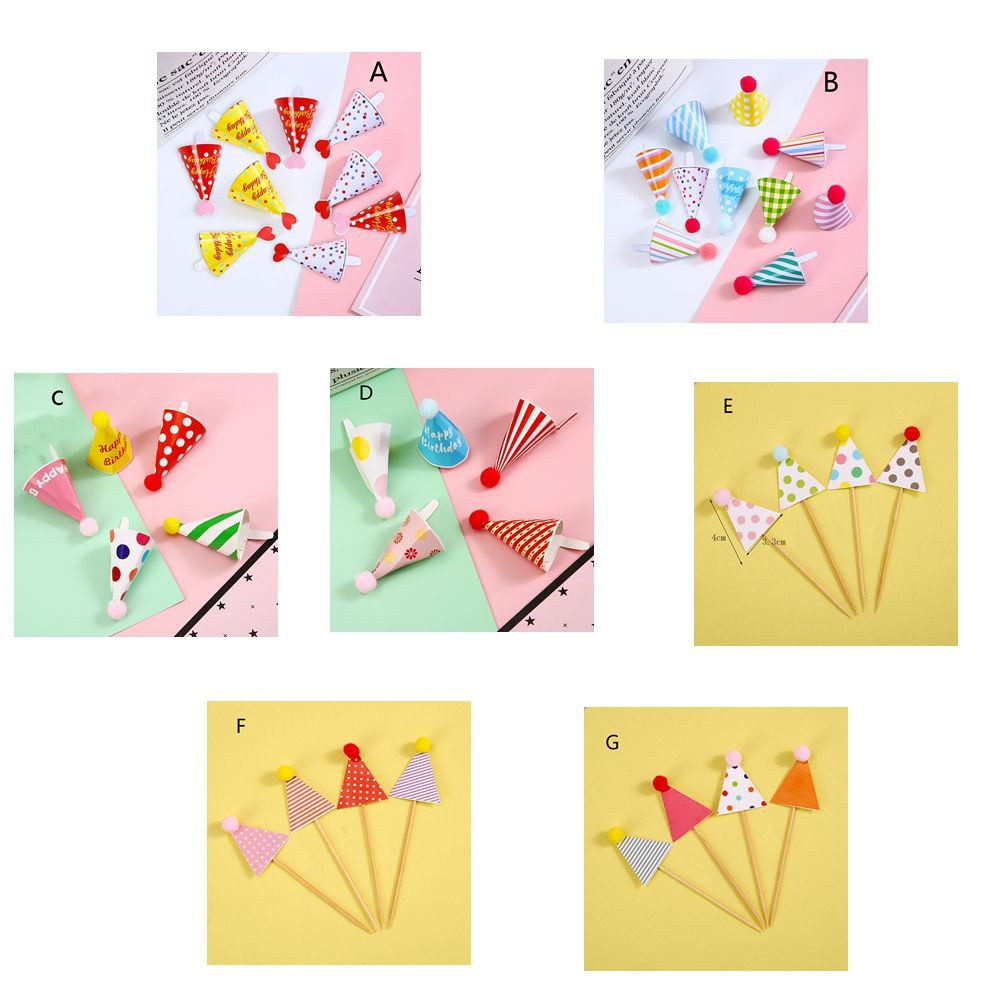 CONOPERY Thanh cắm trang trí bánh diy nhiều phong cách dành cho sinh nhật/ tiệc cưới/ lễ tình nhân