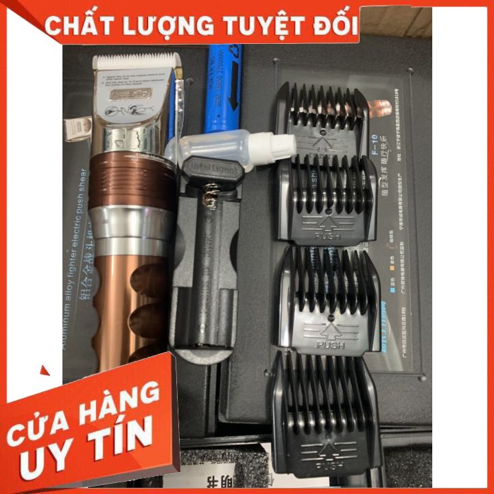 Tông đơ cắt tóc F10 cao cấp dòng tông đơ cắt tóc gia dình và salon,tiện lợi, dễ sử dụng  độ bền cao  có 2 cuc bin sơ cua