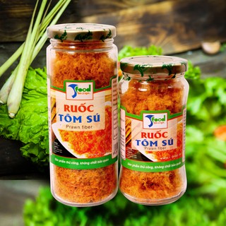 Ruốc tôm sú sfood giã tay 100-150gr sợi dài bông tơi ngon lành - ảnh sản phẩm 1