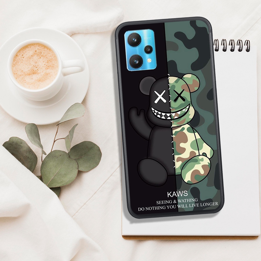 ỐP LƯNG OPPO REALME C35, IN HÌNH GẤU BEAR BRICK DỄ THƯƠNG, BAO ĐẸP.