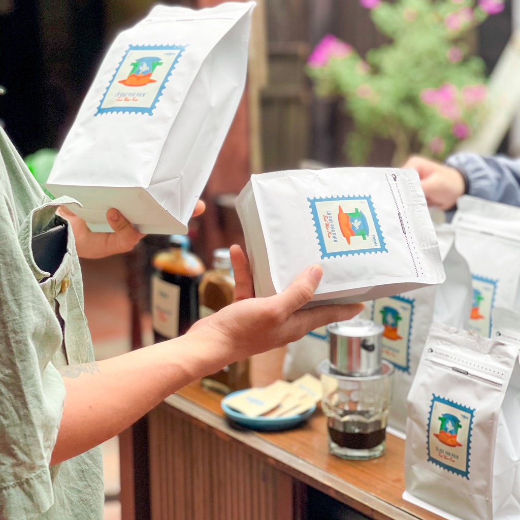 Cà phê bột nguyên chất Culi Robusta Arabica 500gr rang mộc vị truyền thống đậm đà thơm nồng cafe pha phin từ Trình cà