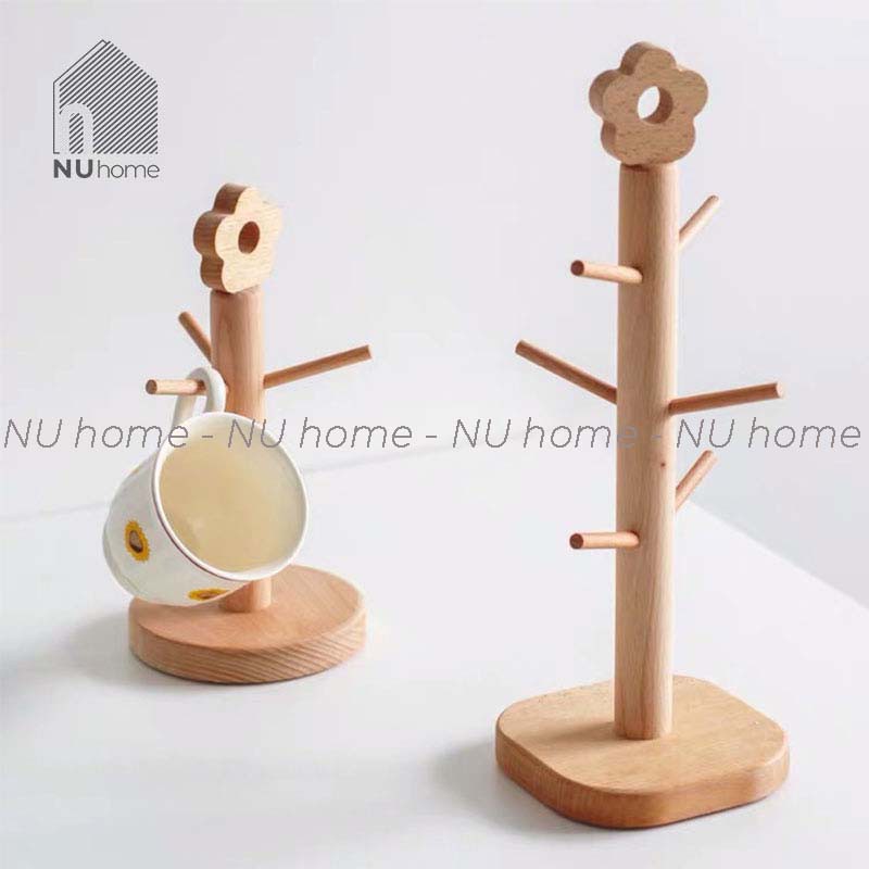 nuhome.vn | Cây treo ly - Chiro, cây treo ly bằng gỗ cao cấp thiết kế đơn giản sang trọng