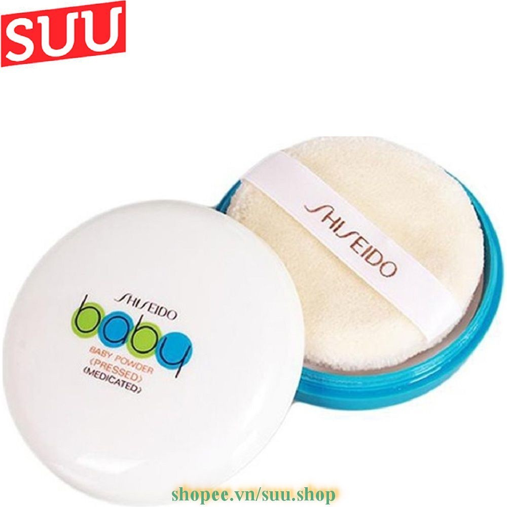 Phấn Phủ Shiseido Baby Powder Pressed 50g, suu.shop cam kết 100% chính hãng