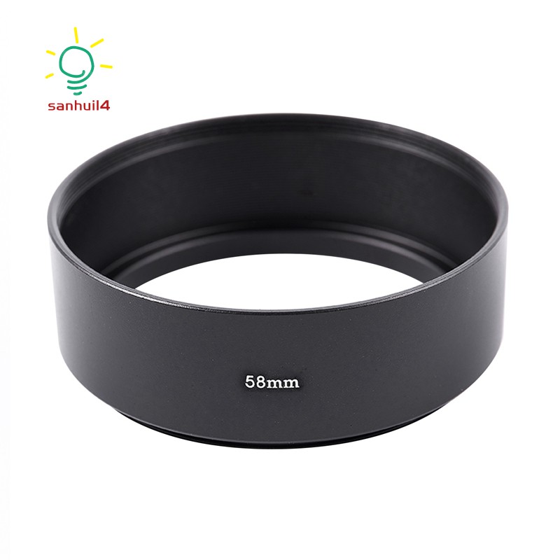 Loa Che Nắng 58mm Cho Ống Kính Máy Ảnh Canon Nikon Pentax Sony Olympus