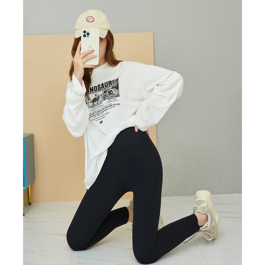 Quần Legging Nữ Dài Vải Thun Cotton Ôm Dáng, Co Dãn Nâng Mông Siêu Hot