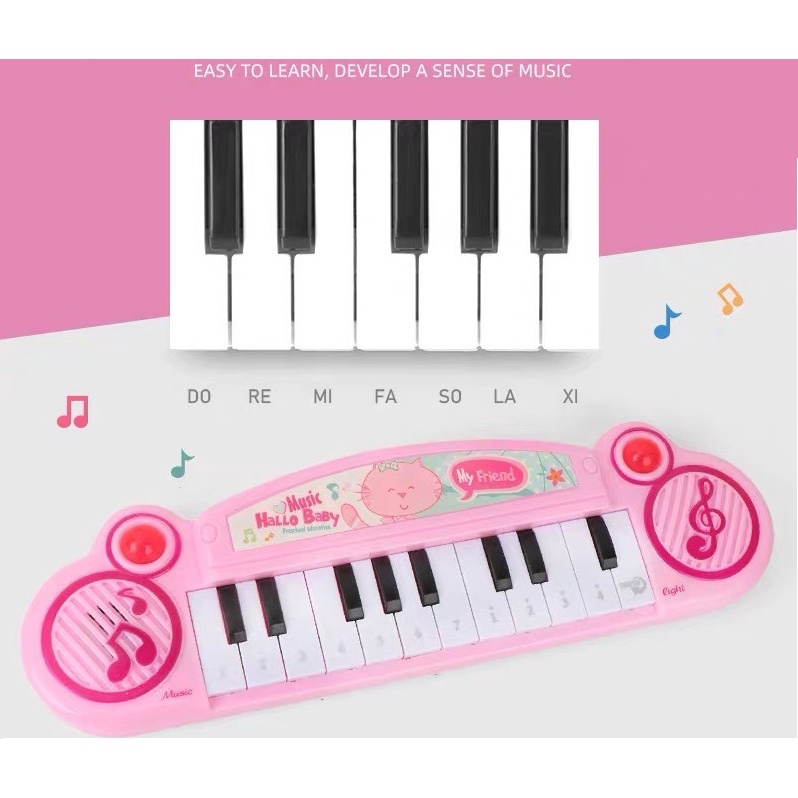 Đồ chơi đàn nhựa piano đáng yêu cho bé