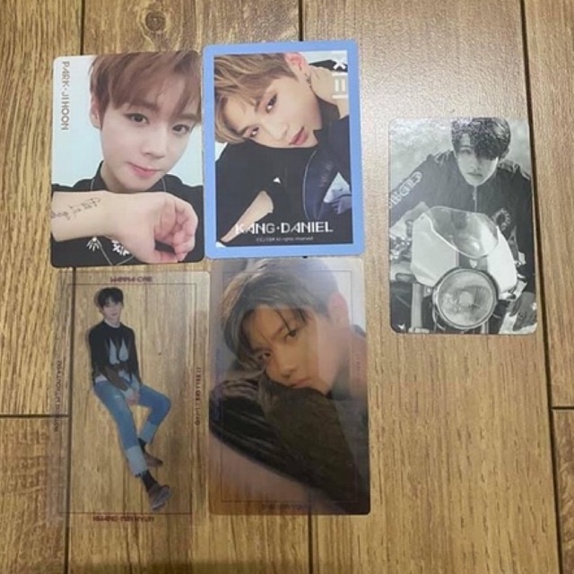 Ảnh thẻ WANNA ONE Jihoon Daniel Jinyoung Minhyun Samuel