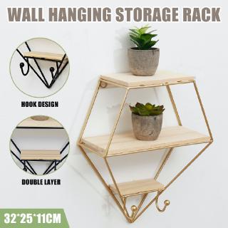 Kệ Gỗ 3 Tầng Treo Tường