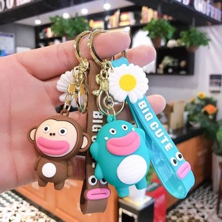 [FULL PHỤ KIỆN - HÌNH THẬT] Móc Khóa Khỉ Big Cute Môi Dày Ngộ Nghĩnh