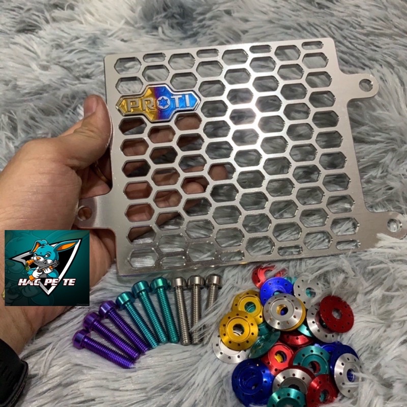 Két Nước Vario Click Airblade Chất Liệu Nhôm CNC Màu Trắng