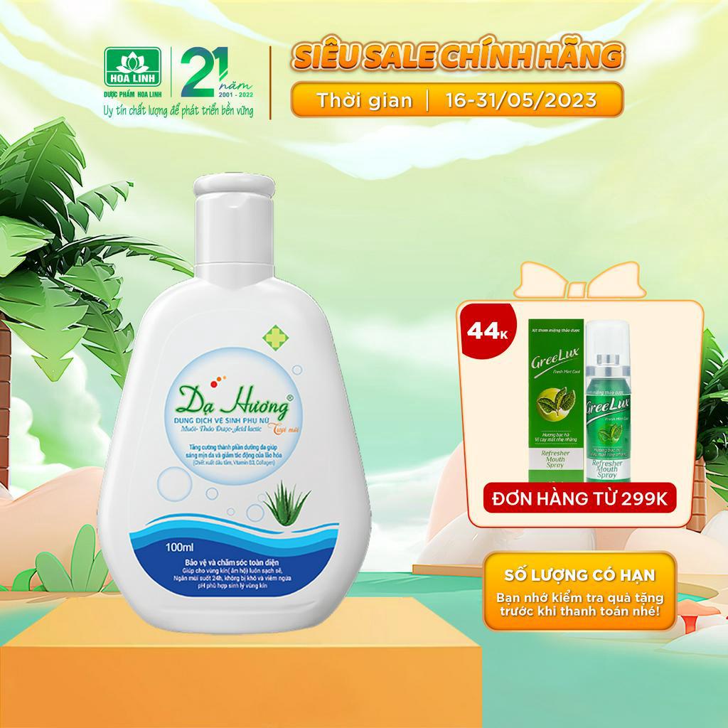 Dung dịch vệ sinh phụ nữ Dạ Hương 100ml
