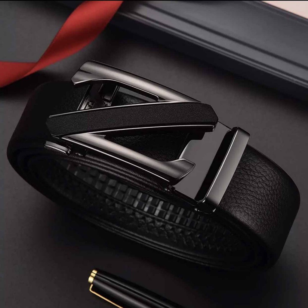 Thắt lưng nam, dây nịt nam khóa tự động dây da cao cấp - Mẫu HOT 2021