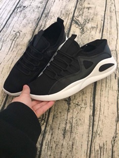 Giày sneaker 03 đen trắng nam