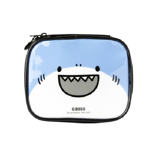 Túi Đựng Đồ ARTBOX Hàn Quốc Tráng Bóng Với Mặt Hình Chú Cá Mập Đáng Yêu