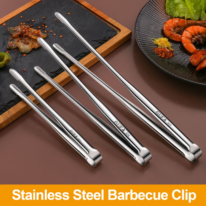 Kẹp Gắp Đồ Nướng BBQ Bằng Thép Không Gỉ Chịu Được Sức Nặng