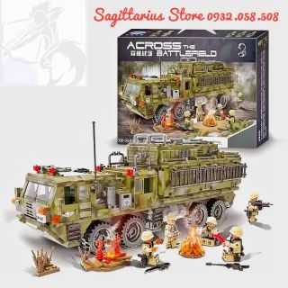 Lego XingBao-06014 Lắp Ráp Xe Tank Vận Tải Hạng Nặng – The Scorpion Heavy Truck ( 1377 Mảnh – Hàng có sẵn tại shop )