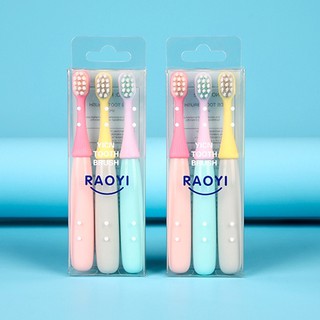 Set 3 bàn chải RAOYI xuất Nhật cho bé