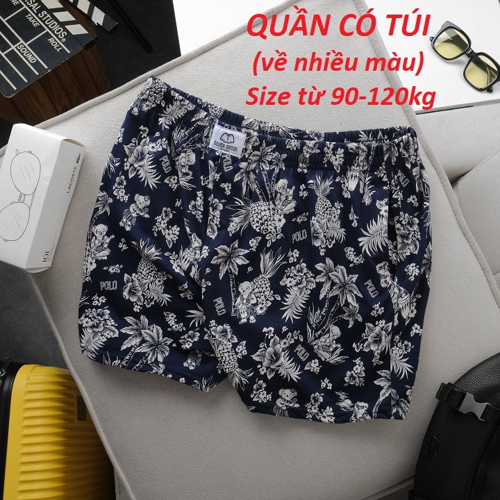 Quần có túi- Quần ngủ nam từ 90-120kg