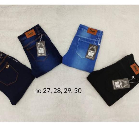 DIOR Quần Jeans Dài Dáng Ôm Thời Trang Cho Nữ 27-30 / 31-34 / 35-38