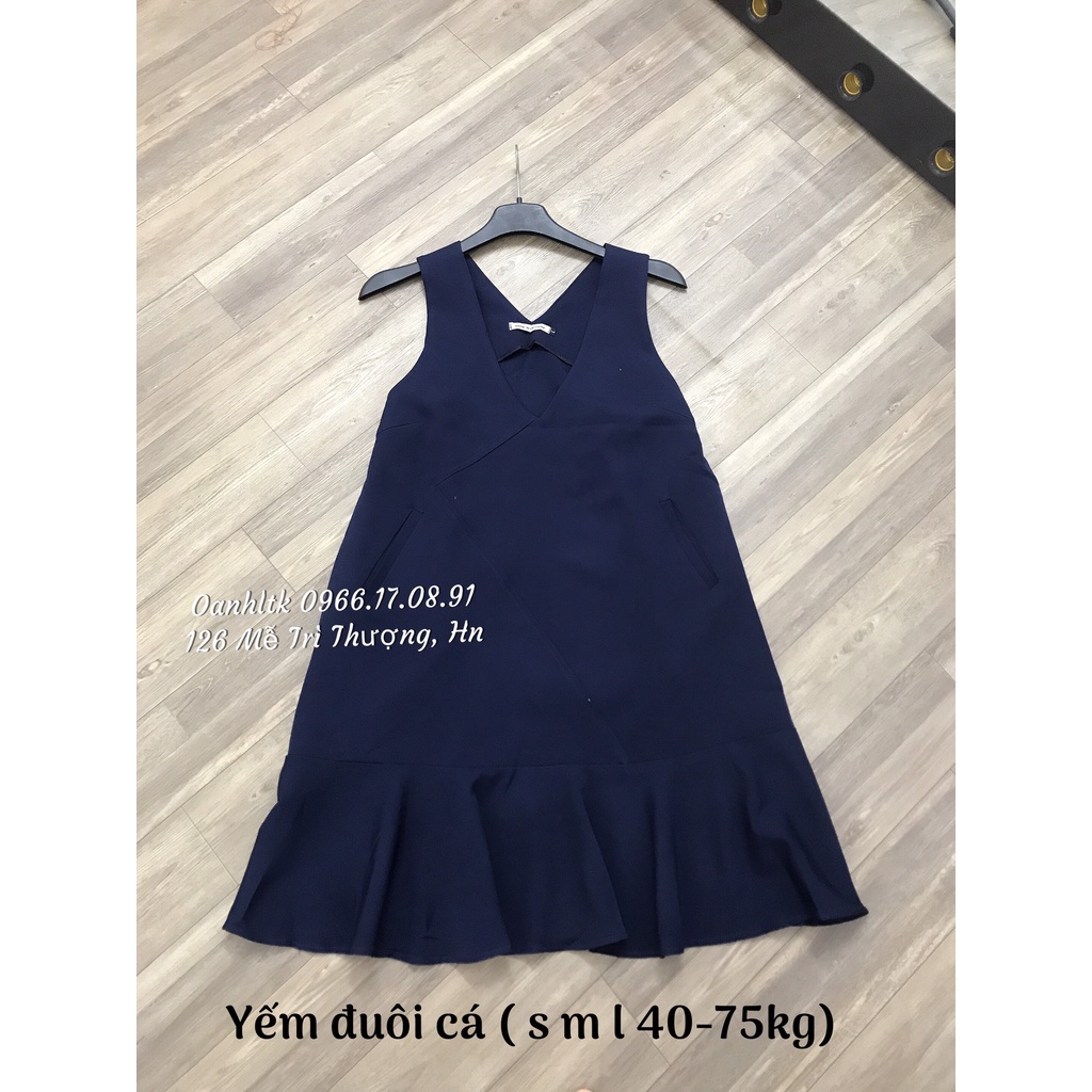 Yếm Bầu Rời Màu Đen &amp; Xanh Đuôi Cá ( 40-85kg)